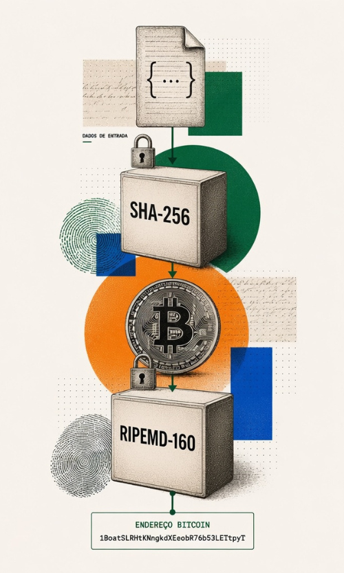 Algoritmos: SHA-256 e RIPEMD-160